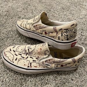 Harry Potter Vans “Mischief Managed” like new!